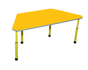 Стол для детского сада "Трапеция"  Жёлтый-Жёлтый