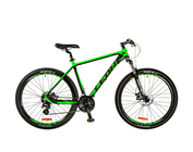 Велосипед Leon XC-80 DD 27.5" 20" 2017 чёрно-зеленый