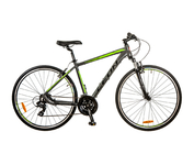 Велосипед Leon HD-85 Vbr 28" 19" 2017 серо-зеленый 