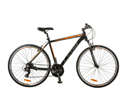 Велосипед Leon HD-85 Vbr 28" 21" 2017 черно-оранжевый