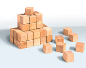 Деревянная игрушка "Кубики деревянные 4×4"