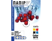 Фотопапір Colorway A4 Суперглянц Шелк 260 Г/М (50 Шт.)