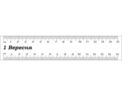 Линейка 15 см прозрачная купить в интернет магазине «Osvito» в г. Киев ...