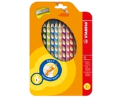 Олівці 12 кол. для лівші зі стругачкою STABILO EASYcolors 331/12