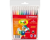 Фломастеры 12 цв. STABILO Power 280/12-03