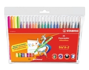 Фломастеры 24 цв. STABILO TRIO A-Z 378/1-24-03