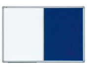 Доска комбинированная маркер/текстиль 90х120