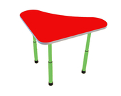 Стол для детского сада "Звоночек"  Салатовый-Красный