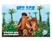 Альбом для малювання на скобі "Ice Age", 12 аркушів