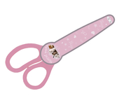 Ножницы детские "Royal Pets" в чехле, 135мм, розовый