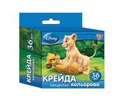 Крейда кольорова 36 шт., квадратна 