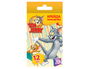 Крейда кольорова Tom & Jerry, 12 шт.
