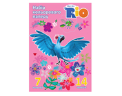 Набор цветной бумаги "Рио"