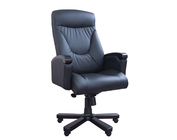 Офисное кресло "Босс" Кожа люкс комбинированная Черное