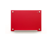 Стеклянная доска для маркера 900х900 красная