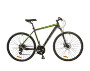 Велосипед Leon HD-80 DD 28" 19" 2017 серо-зеленый