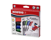 Набір маркерів для дошки з губкою "Kores 20863"