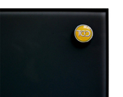 Стеклянная доска для маркера TCO 100х100 черная