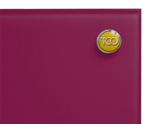 Стеклянная доска для маркера TCO 45х45 фиолетовая