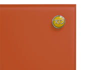 Стеклянная доска для маркера TCO 40х60 оранжевая