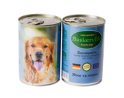 Baskerville Ягненок/Петух консервы для собак 400 гр 