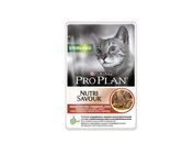 PRO PLAN® NUTRISAVOUR® Sterilised с говядиной для стерилизованных кошек 85 гр