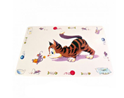 Коврик под миску для еды кошка, Trixie 24544 44х28 см