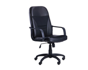 Офісне крісло "Анкор" Пластик Скаде чорний + Сітка
