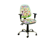 Крісло Бридж хром дизайн "Весела абетка"