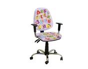 Крісло Бридж хром дизайн "Веселка"