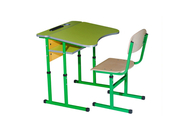 Комплект стіл учнівський 1-місний №4-6 з полицею і стілець