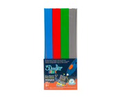 Набір стержнів для 3D-ручки 3Doodler Start - МІКС (24 шт: сірий, блакитний, зелений, червоний)