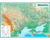 Физическая карта Украины